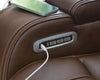 Knightington Power Recliner with Audio Seating - Brown