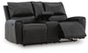 Glossmore Reclining Loveseat with Console