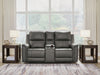 Bleckley Power Reclining Loveseat with Console - Anchor