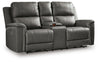 Bleckley Power Reclining Loveseat with Console - Anchor