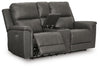 Bleckley Power Reclining Loveseat with Console - Anchor