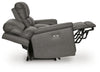 Bleckley Power Reclining Loveseat with Console - Anchor