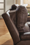 Bleckley Power Reclining Loveseat with Console - Espresso