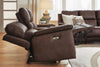 Bleckley Power Reclining Loveseat with Console - Espresso