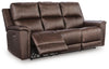 Bleckley Power Reclining Sofa - Espresso