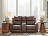 Bleckley Power Reclining Loveseat with Console - Espresso
