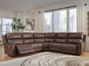 Bleckley 5-Piece Power Reclining Sectional - Espresso