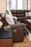 Bleckley 5-Piece Power Reclining Sectional - Espresso