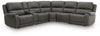5Z - Pittson 6-Piece Power Reclining Sectional - Anchor (PCU12600S8)