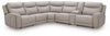 Gravier 6-Piece Power Reclining Sectional with Storage Console