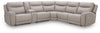 Gravier 6-Piece Power Reclining Sectional with Storage Console