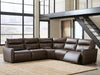 ModZ 5-Piece Power Reclining Sectional - Chocolate (U14000S4)