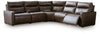 ModZ 5-Piece Power Reclining Sectional - Chocolate