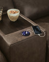 ModZ 7-Piece Power Reclining Sectional with Audio Consoles - Chocolate (U14000S8)