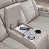 Boyington Power Reclining Loveseat with Console - Gray