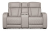 Boyington Power Reclining Loveseat with Console - Gray