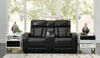 Boyington Power Reclining Loveseat with Console - Black