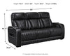 Boyington Power Reclining Sofa - Black
