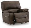 Leesworth Power Recliner - Dark Brown