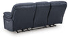 Leesworth Power Reclining Sofa - Ocean