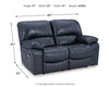 Leesworth Power Reclining Loveseat - Ocean