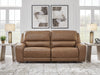 DeepWakes Power Reclining Sofa - Caramel