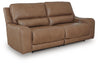 DeepWakes Power Reclining Sofa - Caramel