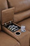 DeepWakes 5-Piece Power Reclining Sectional - Caramel (PCU62606S14)