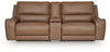 DeepWakes 3-Piece Power Reclining Sectional - Caramel