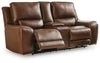 DeepWakes Power Reclining Loveseat with Console - Canyon