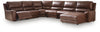 DeepWakes 6-Piece Reclining Sectional with Chaise - Canyon