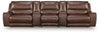 DeepWakes 5-Piece Reclining Sectional with Storage Consoles - Canyon