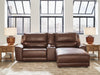 DeepWakes 3-Piece Power Reclining Sectional with Chaise - Canyon (PCU62607S4)