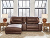 DeepWakes 3-Piece Power Reclining Sectional with Chaise - Canyon