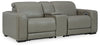 Correze 3-Piece Power Reclining Sectional Loveseat