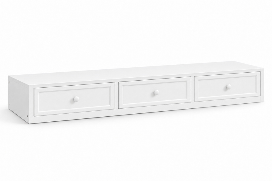 Optional Waterford 3 Drawer Storage — Weathered Grey