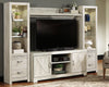 Bellaby 4-Piece Entertainment Center - Whitewash (W331W2)