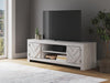 Cayboni 71" TV Stand - Whitewash