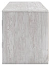 Cayboni 71" TV Stand - Whitewash
