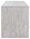 Cayboni 71" TV Stand with Electric Fireplace - Whitewash