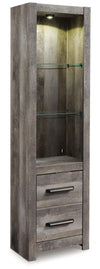 Wynnlow 4-Piece Entertainment Center with Electric Fireplace - Gray