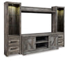 Wynnlow 4-Piece Entertainment Center - Gray (W440W2)