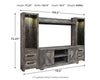 Wynnlow 4-Piece Entertainment Center - Gray (W440W2)