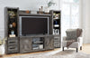 Wynnlow 4-Piece Entertainment Center - Gray (W440W2)