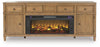 Sharlance 81" TV Stand with Electric Fireplace