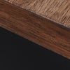 Wildenauer 76" TV Stand with Electric Fireplace - Brown/Black
