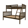 Claire Bunk Bed — Twin / Full / Rustic Walnut