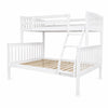Claire Bunk Bed — Twin / Full / White