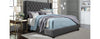 Queen Complete Upholstered Bed Warren Grey