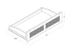 Westport Storage Drawers — Full / Honey